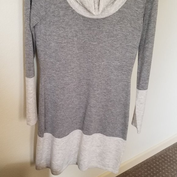 Athleta Heathered Gray Merino Wool Dress - Picture 2 of 6